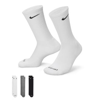 Nike Unisex Everyday Plus Cushioned Training Crew Socks (3 Pairs) in Multicolor | SX6888-964