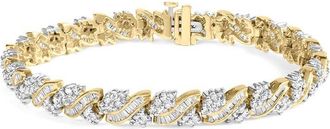 House of Brilliance Haus Of Brilliance 14K 4.00 Ct. Tw. Diamond Link Bracelet