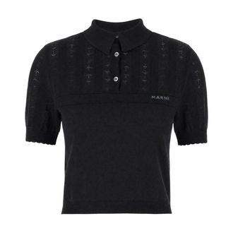Marni Dames, Tops, Zwart, Maat: XS