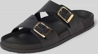 Tamaris Tamaris Sandalette aus Leder mit Dornschließe in Black, Größe 36