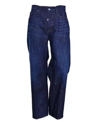 Nine In The Morning Cargo-Style Denim Trousers