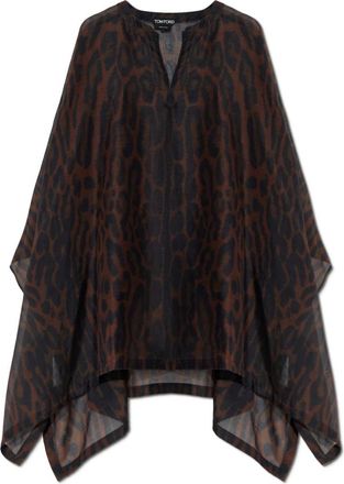 Tom Ford Dames, Badkleding, Bruin, Maat: S/M Katoen