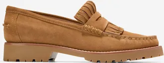 Cole Haan Womens Treena Lug Kiltie Loafers - Brown Size 10.5