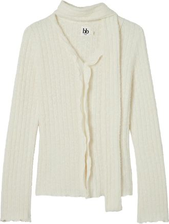 B+ab Maglione a coste - Toni neutri