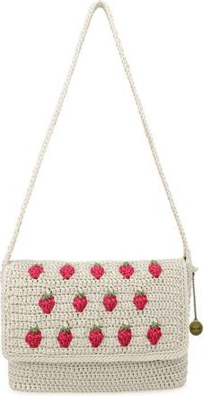 The Sak Marlow Crochet Flap Shoulder in Natural Strawberries at Nordstrom