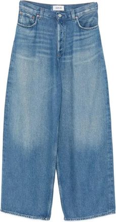A Gold E Rounded Baggy Jean - Dames - Loose Fit Jeans - Blauw - W25 - Jeans