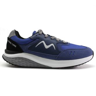 Mbt Soho 1996 Leather Mens Low Top Trainers - Navy - Size:UK 10.5