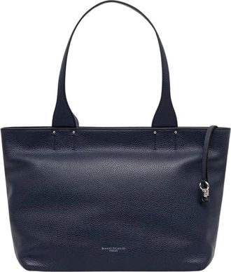 Gianni Chiarini Barbara Tote - Dames - Shoppers - Blauw - ONE Size - Leer - Tassen