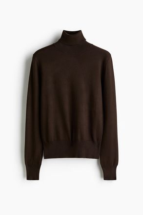 H&M Rollkragenpullover - Brown