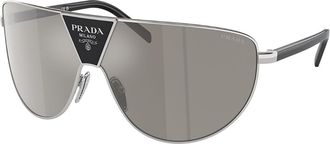 Prada PR 69ZS Asian Fit 1BC2B0 Mens Sunglasses Silver Size 137