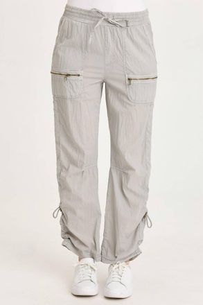 Xcvi Trotter Textured Side Cinch Pant In Earl Grey Pigment