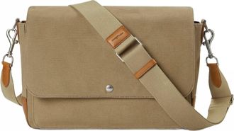 Shinola Mens Canfield Relaxed Messenger Bag In Tan/taupe Canvass