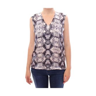 ARZU KAPROL Dames, Tops, Veelkleurig, Maat: S Zijde