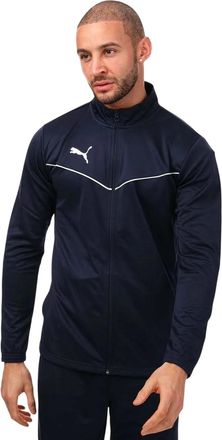 Puma Heren Team Rise Vochtregulerende Reguliere Trainingsjas (Marineblauw)