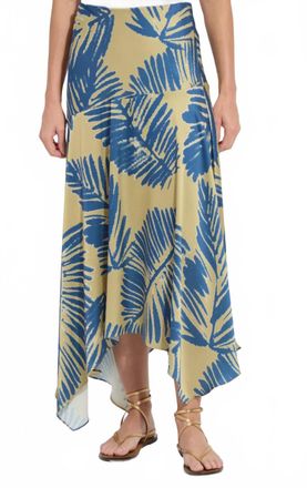 Lyss&eacute; Handkerchief Printed Skirt In Sicilian Palm