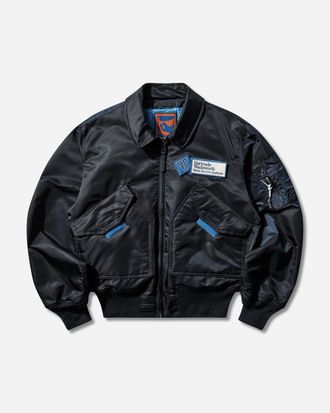 GR10K Alpha Industries CWU-45 Bomber Jacket Rep Navy