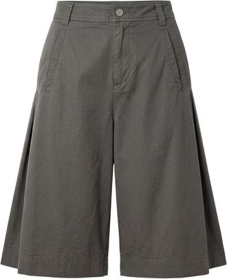Mr & Mrs Italy Grey Cotton Women Womens Shorts