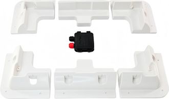 OEM Juego De 7 Soportes De Montaje Para Paneles Solares, No Requieren Perforaci&oacute;n, Soportes De Abs Para Paneles Solares, Kit De Montaje Para Techos De Aut