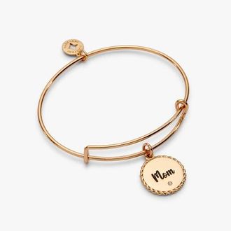 Alex and Ani Mom Charm Bangle in Gold at Nordstrom