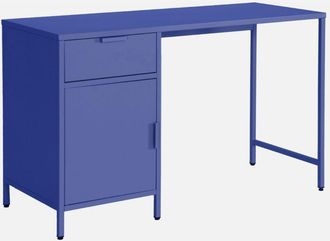 Sweeek Escritorio De Acero Laminado, 1 Caj&oacute;n