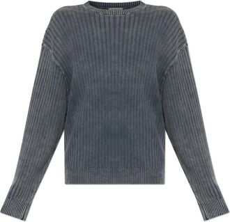 Balenciaga Logo Sweater - Heren - Ronde hals truien - Blauw - S - Katoen - Truien & Vesten