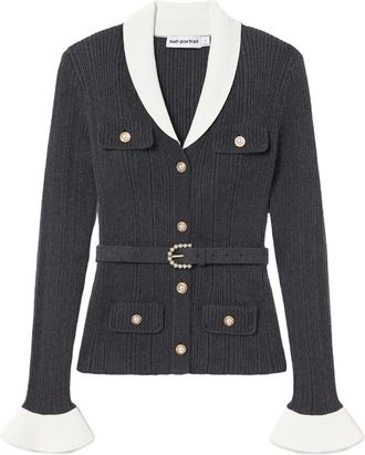 Self Portrait Knit Cardigan