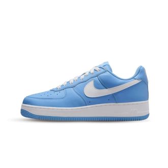 Nike Fitness, Heren, Blauw, 38 1/2 EU, Leer, Air Force 1 Low 07 Retro
