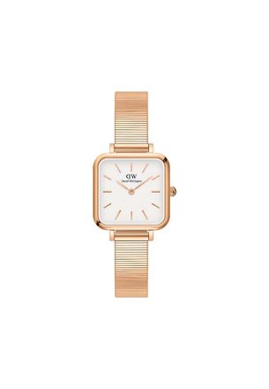 Daniel Wellington Womens DW00100517 Ladies Quadro Studio Rose Gold 22mm Watch - One Size
