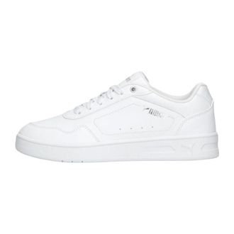 Puma Puma, Schoenen, Dames, Wit, 40 EU, Leer, Witte Court Classy Lage Sneakers
