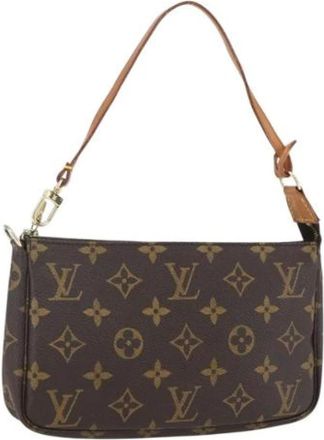Louis Vuitton Pre-owned Mini Bags, female, Brown, Size: ONE SIZE Pre-owned Canvas Mini Bag
