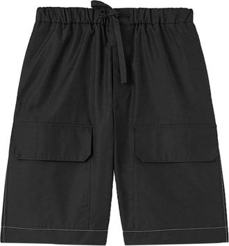 Jil Sander knee-length bermuda shorts - men - Cotton/Polyester - 50 - Black