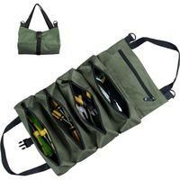 OEM Bolsa Enrollable Para Herramientas, Bolsa Para Llaves Inglesas, Bolsa Enrollable Multifuncional Con 5 Bolsillos Con Cremallera - Crezuo