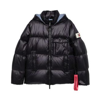 Afterlabel Katalla Donsjack - Heren - Jassen - Blauw - Maat: L Zijde