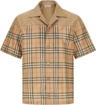 Burberry Sand Beige Check Shirt