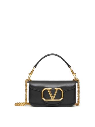 Valentino Garavani Small Shoulder Bag Loc In Calfskin