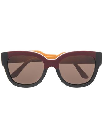 Marni Eyewear Occhiali da sole wayfarer - Giallo