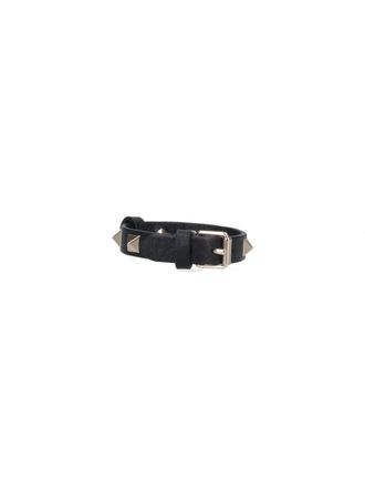 Valentino Garavani Womens Bijoux Black Leather