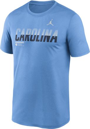 Nike Jordan Mens North Carolina Sideline Legend Jordan Brand Dri-FIT College T-Shirt in Blue | 0JTI4EYNCN-7SB
