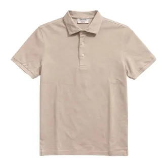 Gran Sasso Polo Shirts, male, Beige, Size: 2XL Polo Cl&aacute;sico
