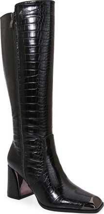 Ninety Union Lux Block Heel Knee High Boot in Black at Nordstrom Rack, Size 10