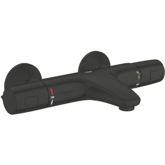 GROHE Precision Trend - Miscelatore termostatico per vasca da bagno, nero opaco 1022162432 - Grohe