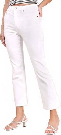 Daze Shy Girl Cropped Flare Pants In White