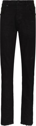 Purple Low-rise Slim-fit Jeans