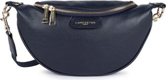 Lancaster Ritssluiting Heuptas Dune Blauw - Dames - Schoudertassen - Blauw - ONE Size - Leer - Tassen