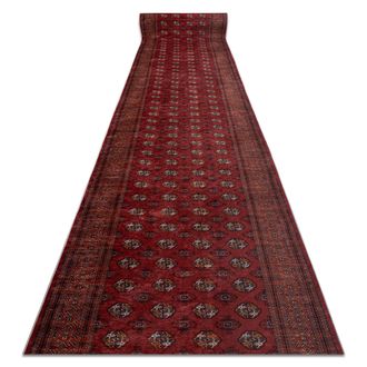 RugsX RugsX Anti-Slip Lotus Runner in Red | Size: 100 cm x 610 cm