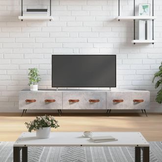 vidaXL Vidaxl - Mueble Para Tv Madera De Ingenier&iacute;a Gris Hormig&oacute;n 150x36x30 Cm