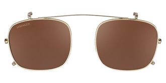 Serengeti Eyewear Serengeti Clip On Only Polarized SS603008 Mens Sunglasses Gold Size Standard