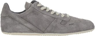 Rick Owens Grey Lace Up Sneakers