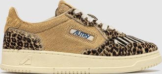 Autry Baskets Medalist Low Pony Safari Leo Zebra Ivory