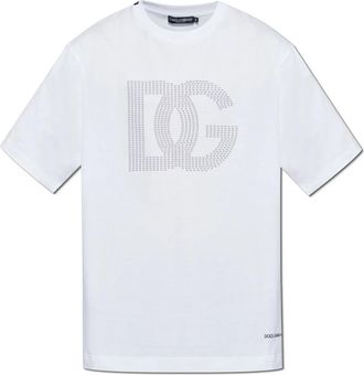 Dolce & Gabbana Hombre, Camisetas, Blanco, Talla: M